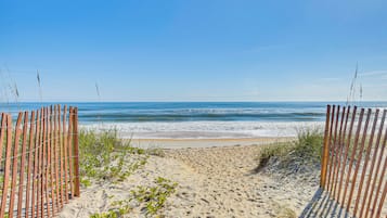 Vlak bij het strand