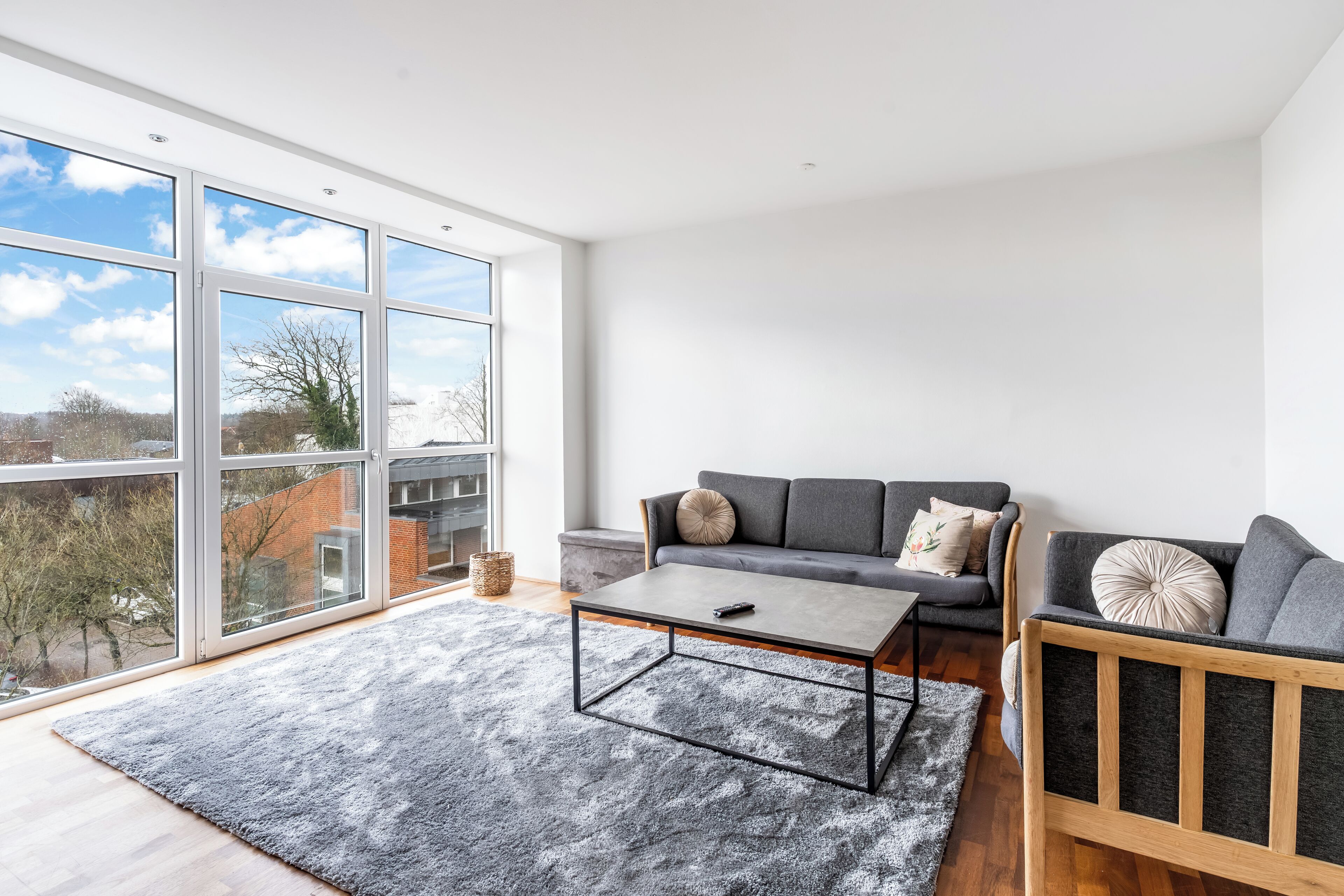 Penthouse, City View | Living area | Flat-screen TV