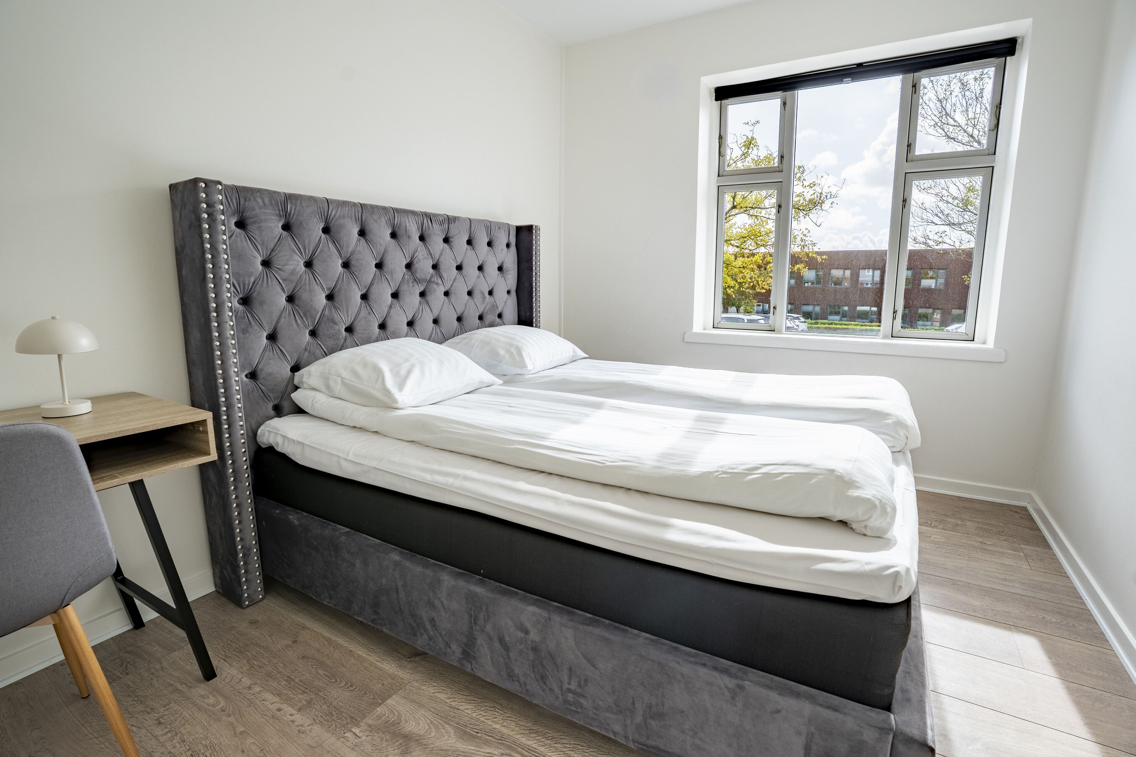 Family Apartment, Courtyard View | Desk, laptop workspace, free WiFi