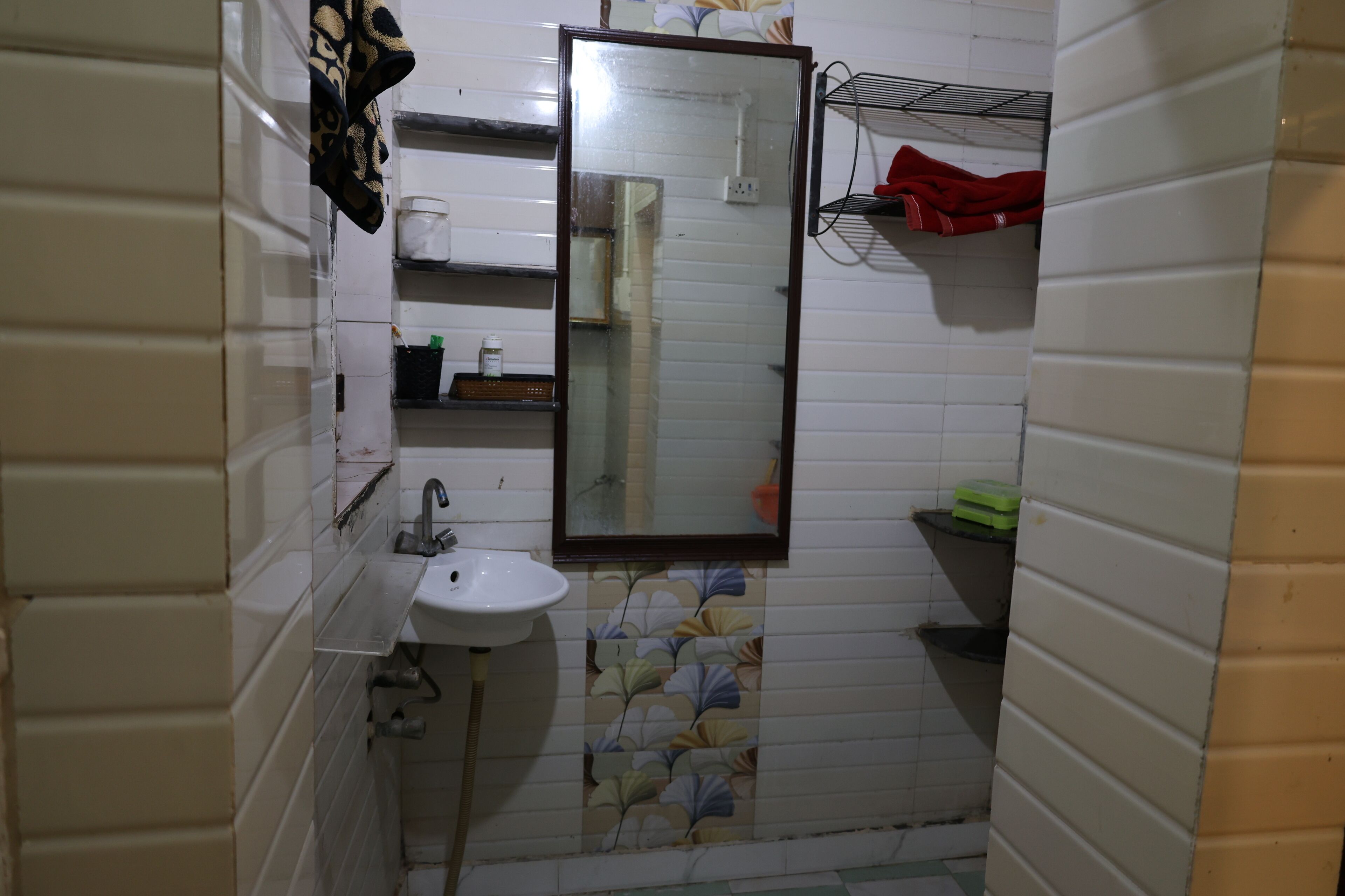 Shower, towels, soap