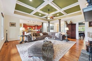 TV, video games, DVD player, books