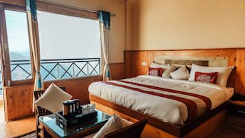 Chambre Deluxe, balcon, vue vallée