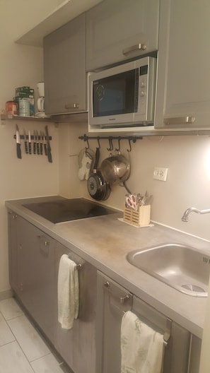 Private kitchen - Stunning Chateau apartment near Paris, EuroDisney-Disneyland, Champagne region (Ocquerre)