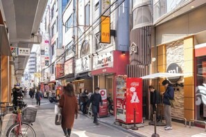 Blick von der Unterkunft