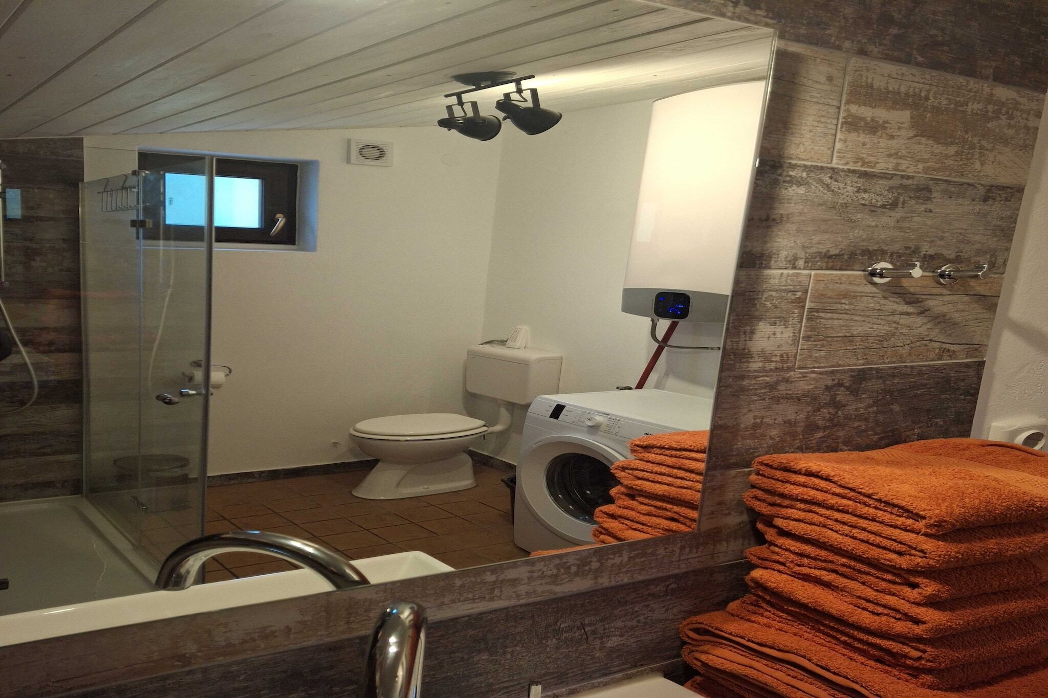 Een douche, een haardroger