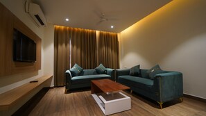 Suite Superior, balcone, vista resort | Area soggiorno