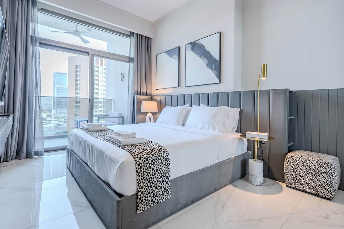 Appartement Deluxe, 2 chambres, balcon, vue sur la ville | AccĂšs au Wi-Fi (inclus)