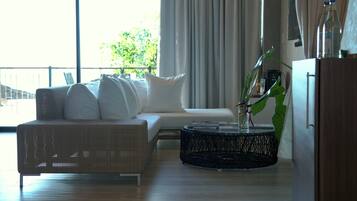 Executive Beach Front Villa | Wohnbereich