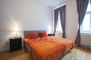 1 bedroom, iron/ironing board, Internet, bed sheets