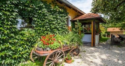 Rustic Charm Cottage Country House with Sauna - Five Bedroom Holiday Home with Sauna