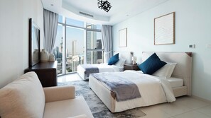 3 bedrooms, in-room safe, desk, iron/ironing board