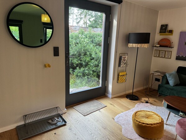 Living area - Lovely apartment for 4 people with WIFI and terrace (Beeskow)