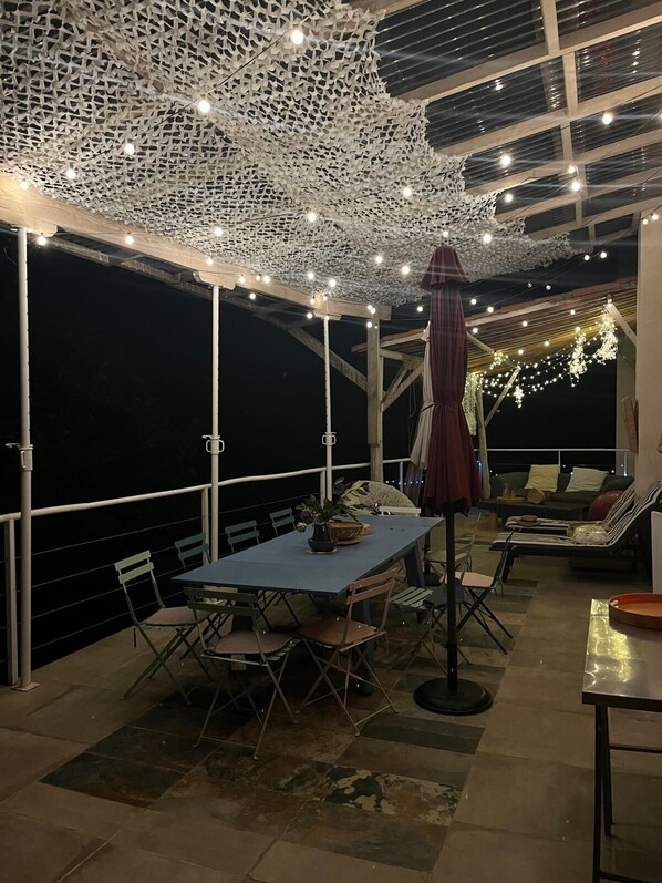 Restauration en plein air