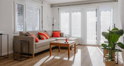 Angenehme Wohnung für 4 Leute mit W-LAN, TV, Balkon und Haustiere erlaubt