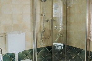 Shower, hair dryer