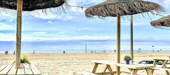 Estupenda casa de vacaciones privada para 6 personas con WIFI, TV, terraza y mascotas permitida