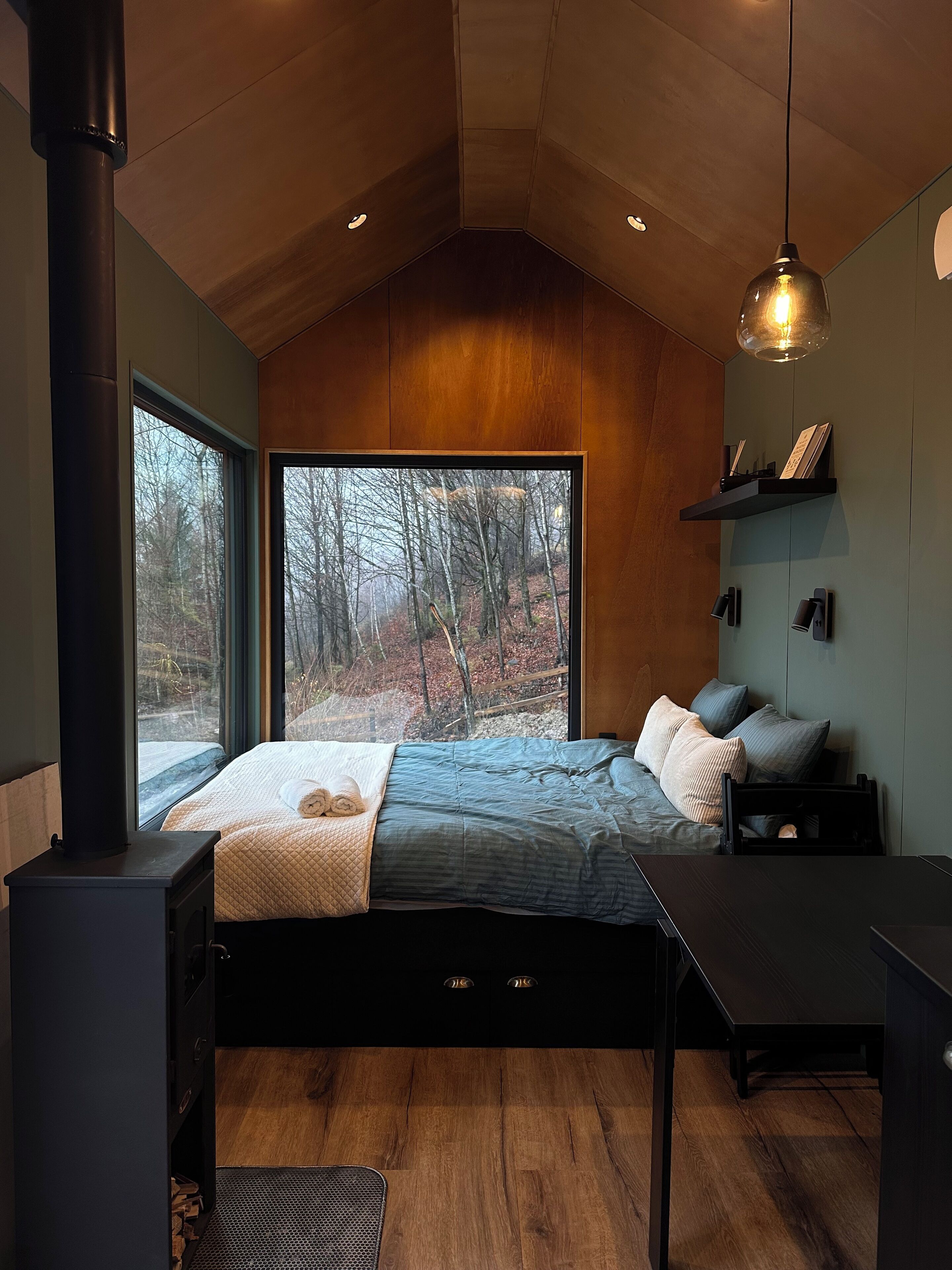 Romantische Ferienhütte, 1 Schlafzimmer, Bergblick