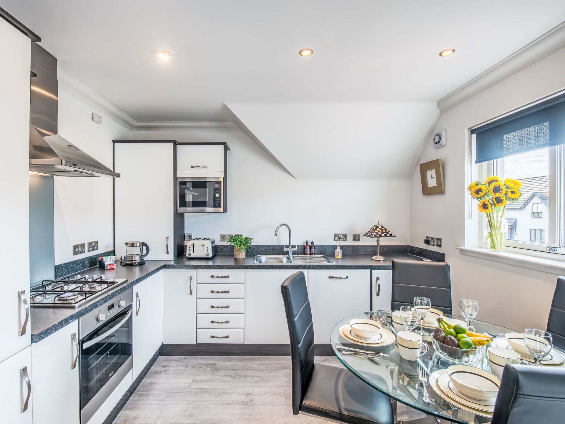 Microwave, oven, dishwasher