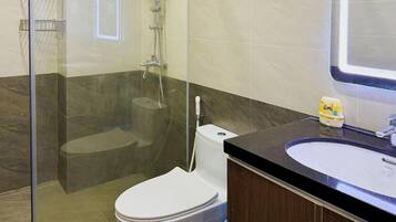 Comfort Double Room, Patio, City View | Bathroom