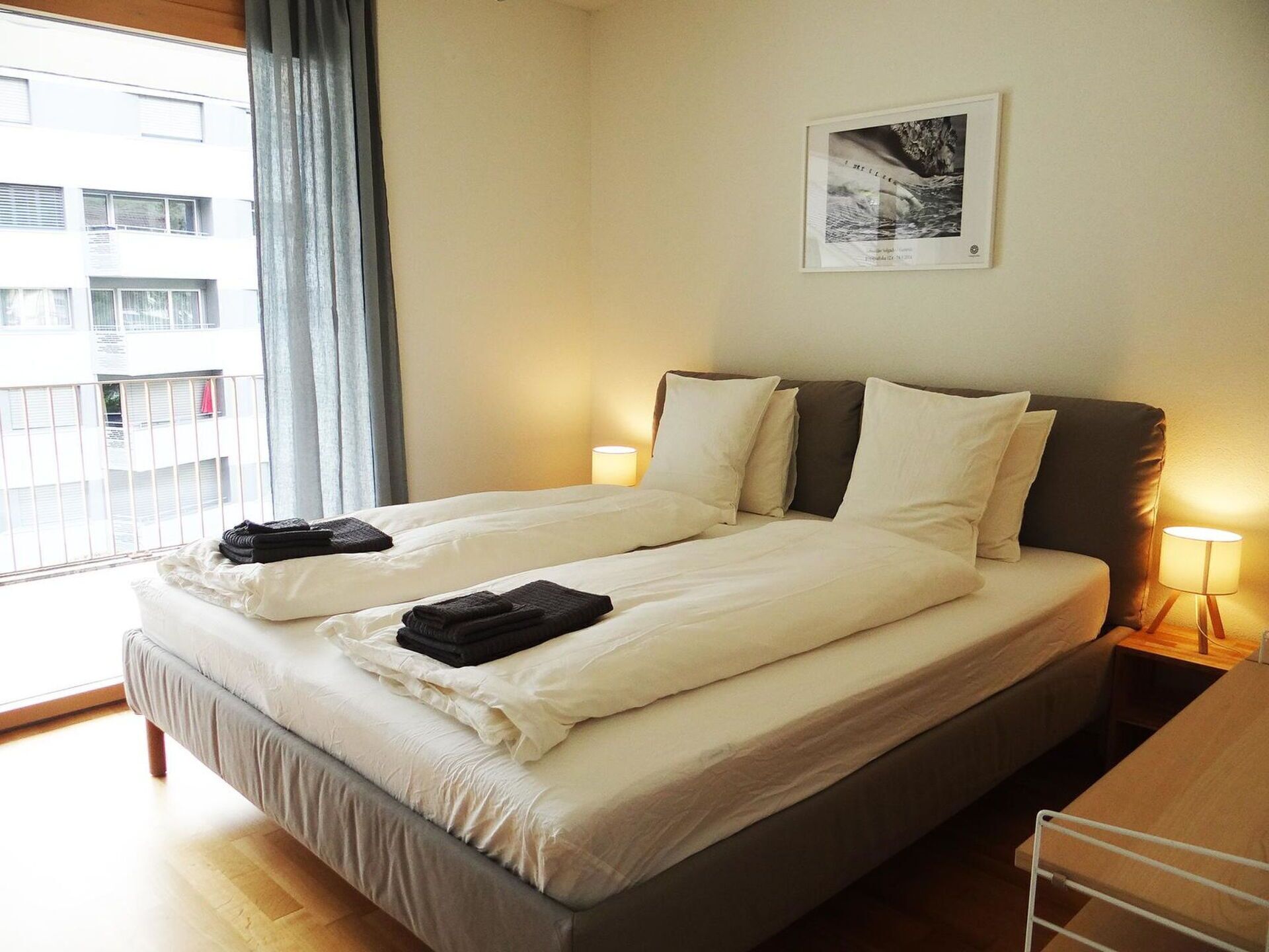 2 chambres, lit parapluie, Wi-Fi gratuit, draps fournis