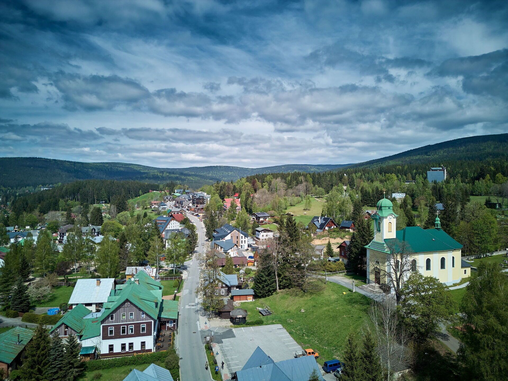Arbre, Paysage, Maison, Zone Rurale, Toit, Station De Montagne, Domicile, Chalet, Village, Mélèze