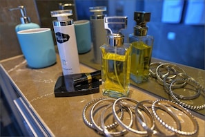 Shower, hair dryer