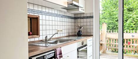 Microwave, oven, dishwasher, toaster