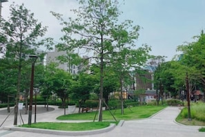 Overnattingsstedets uteområder