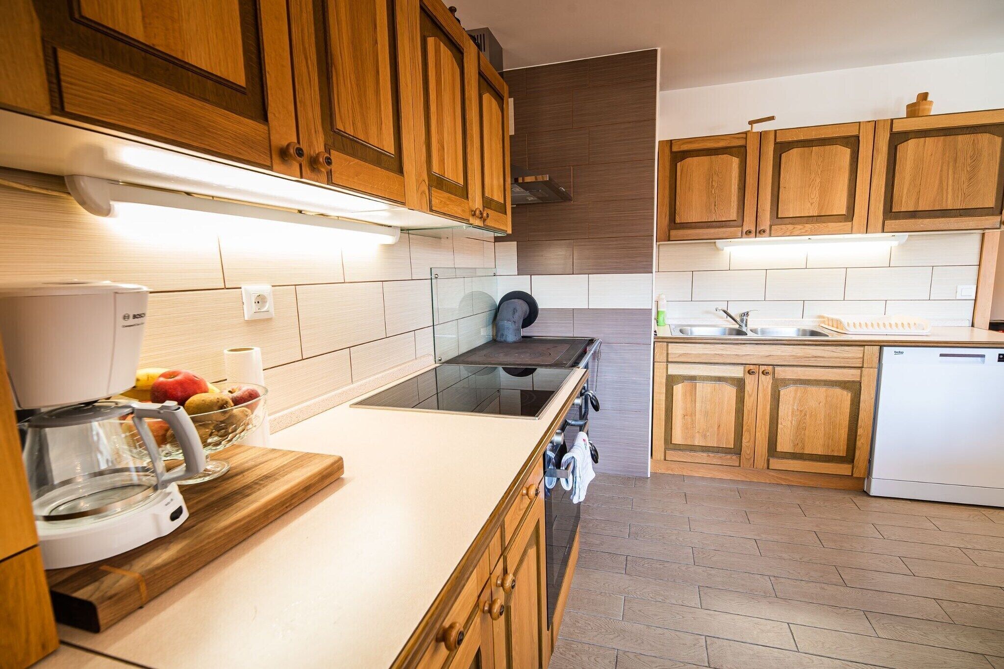 Kühlschrank, Ofen, Herdplatte, Geschirrspüler