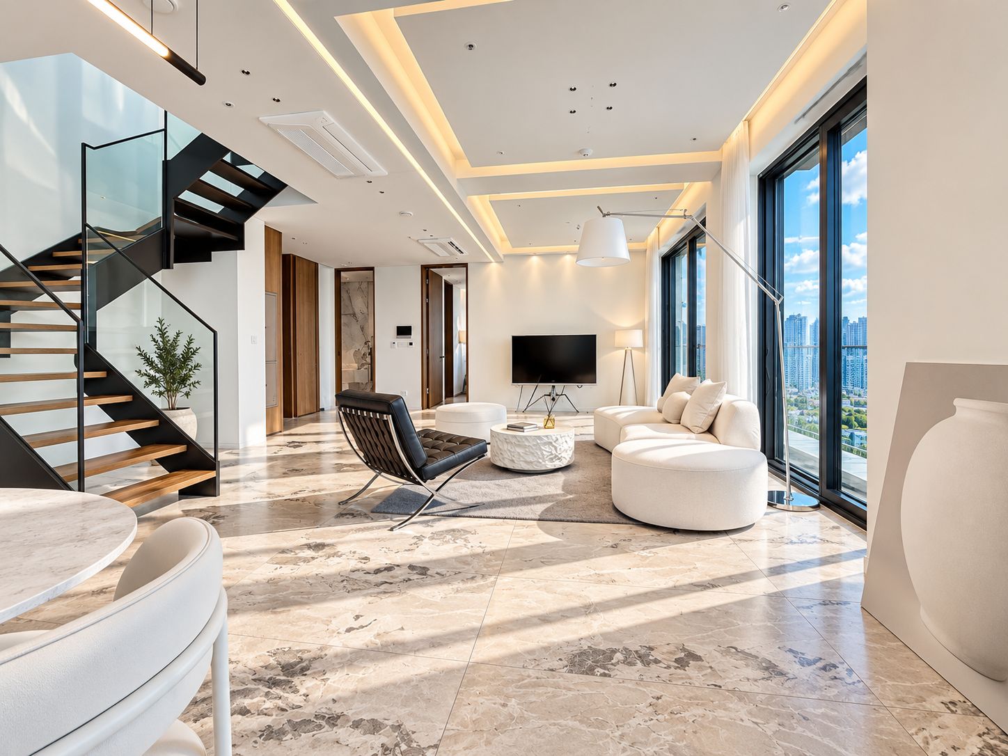 Luxury Penthouse, 3 Bedrooms, City View (FREE Airport Pick up and sending for 5Nights)