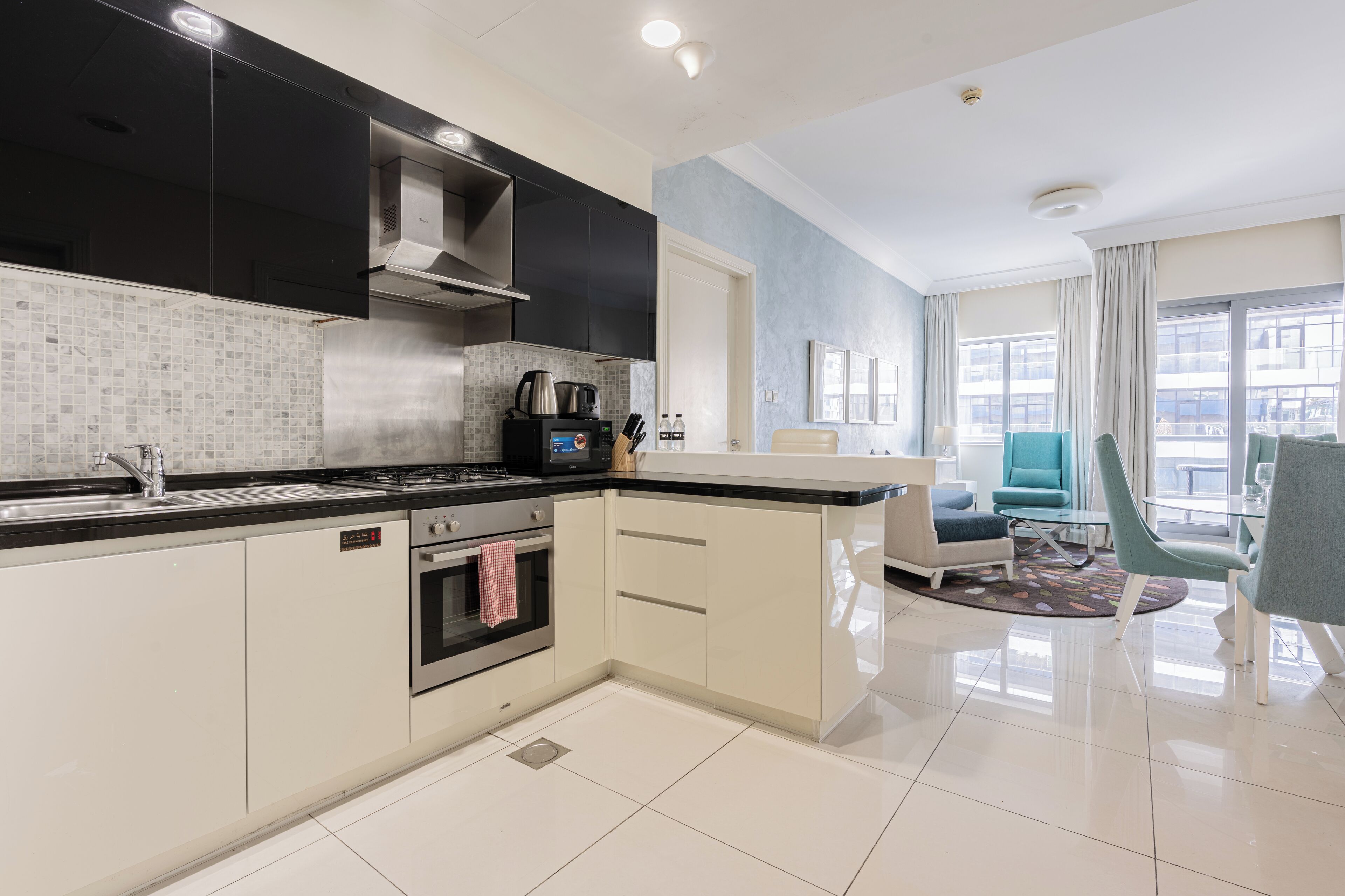 Appartement Deluxe, balcon, vue ville | Cuisine privée