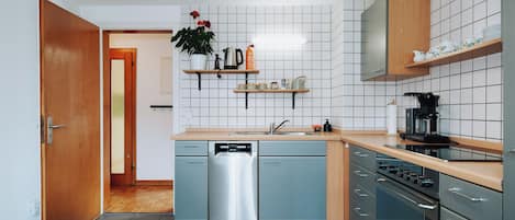 Mikrowelle, Ofen, Herdplatte, Geschirrspüler