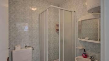 Shower, hair dryer