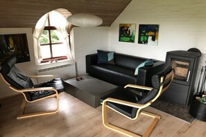 Smart TV, DVD player, stereo - Holiday home in Ulfborg with swimming pool (Ulfborg)