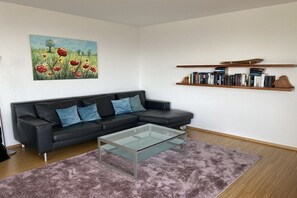 TV connectée, lecteur de DVD, livres, chaîne hi-fi