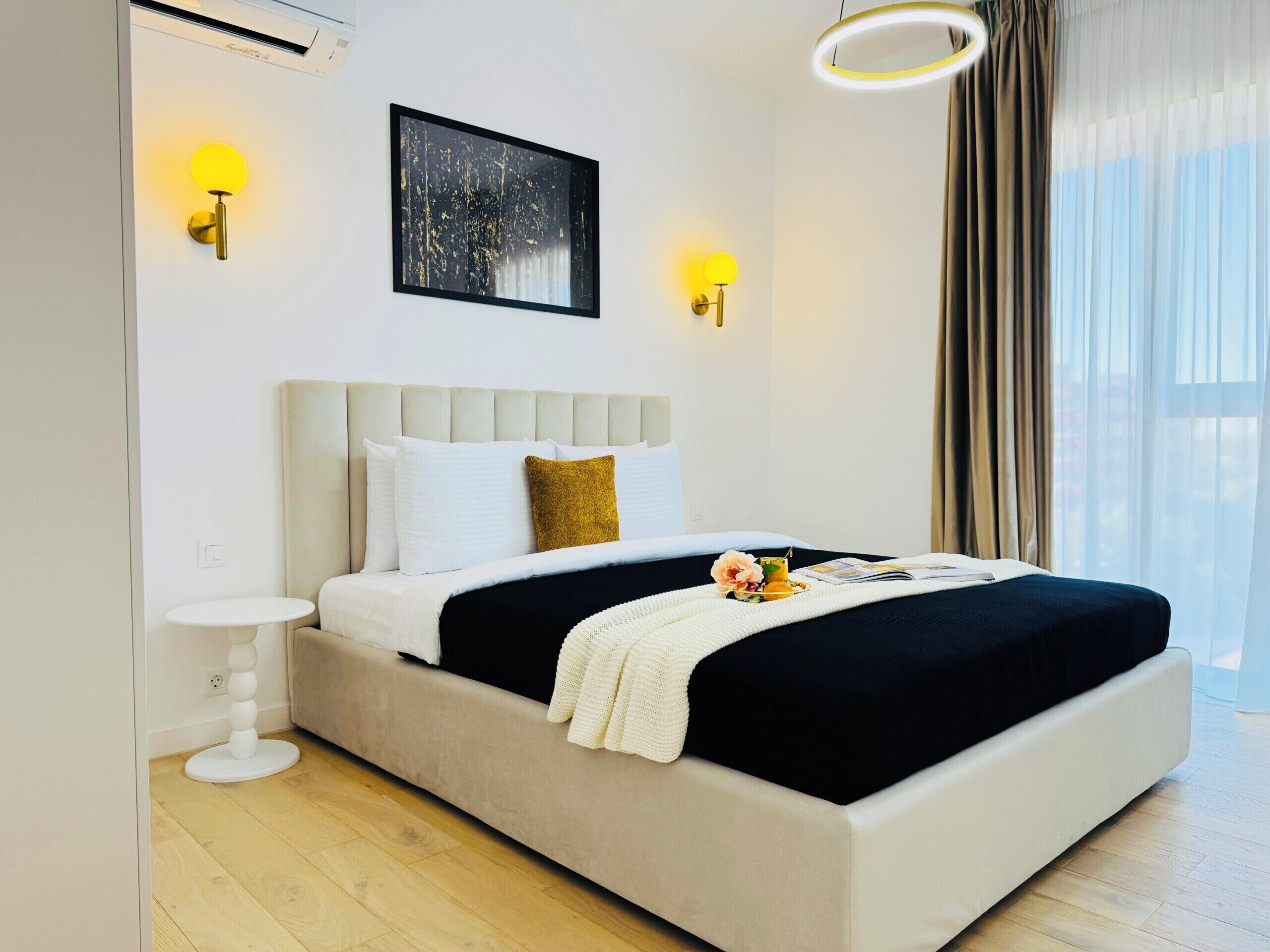 Superior Apartment, 1 Queen Bed with Sofa bed, Courtyard View | Blackout drapes, iron/ironing board, free WiFi