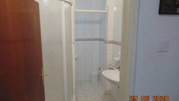 Shower, hair dryer