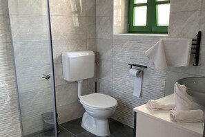 Shower, hair dryer