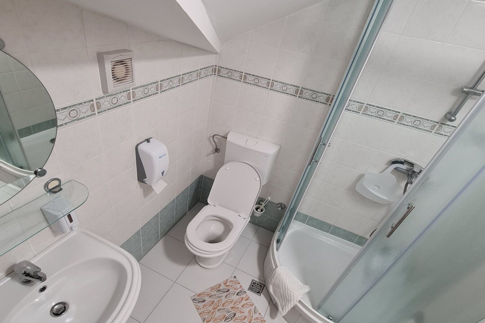 Een douche, een haardroger