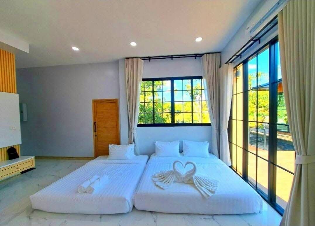 家庭別墅, 泳池景觀 | 隔音、床單