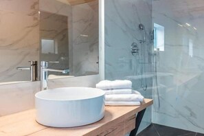 Shower, hair dryer