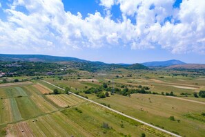 منظر من الجو على ارتفاع عالٍ