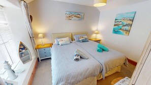 2 bedrooms, iron/ironing board, travel crib, WiFi