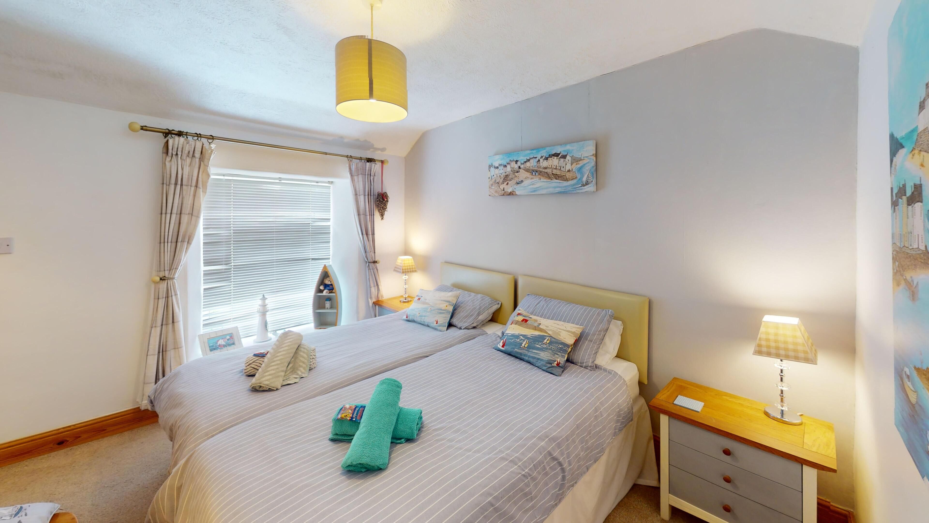 2 bedrooms, iron/ironing board, travel crib, WiFi