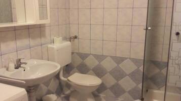 Shower, hair dryer