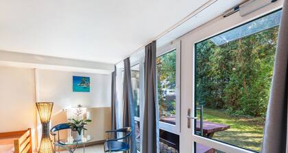 Studio-Apartment 'Spessartruhe' mit gemeinsamer Terrasse und WLAN