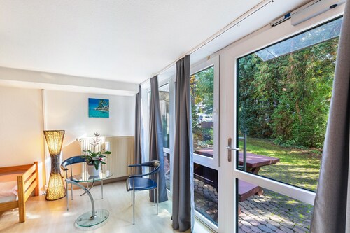 Studio-Apartment 'Spessartruhe' mit gemeinsamer Terrasse und WLAN