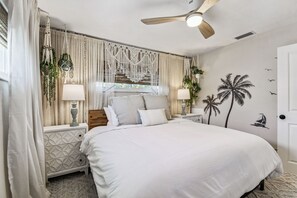 2 bedrooms, iron/ironing board, travel crib, WiFi