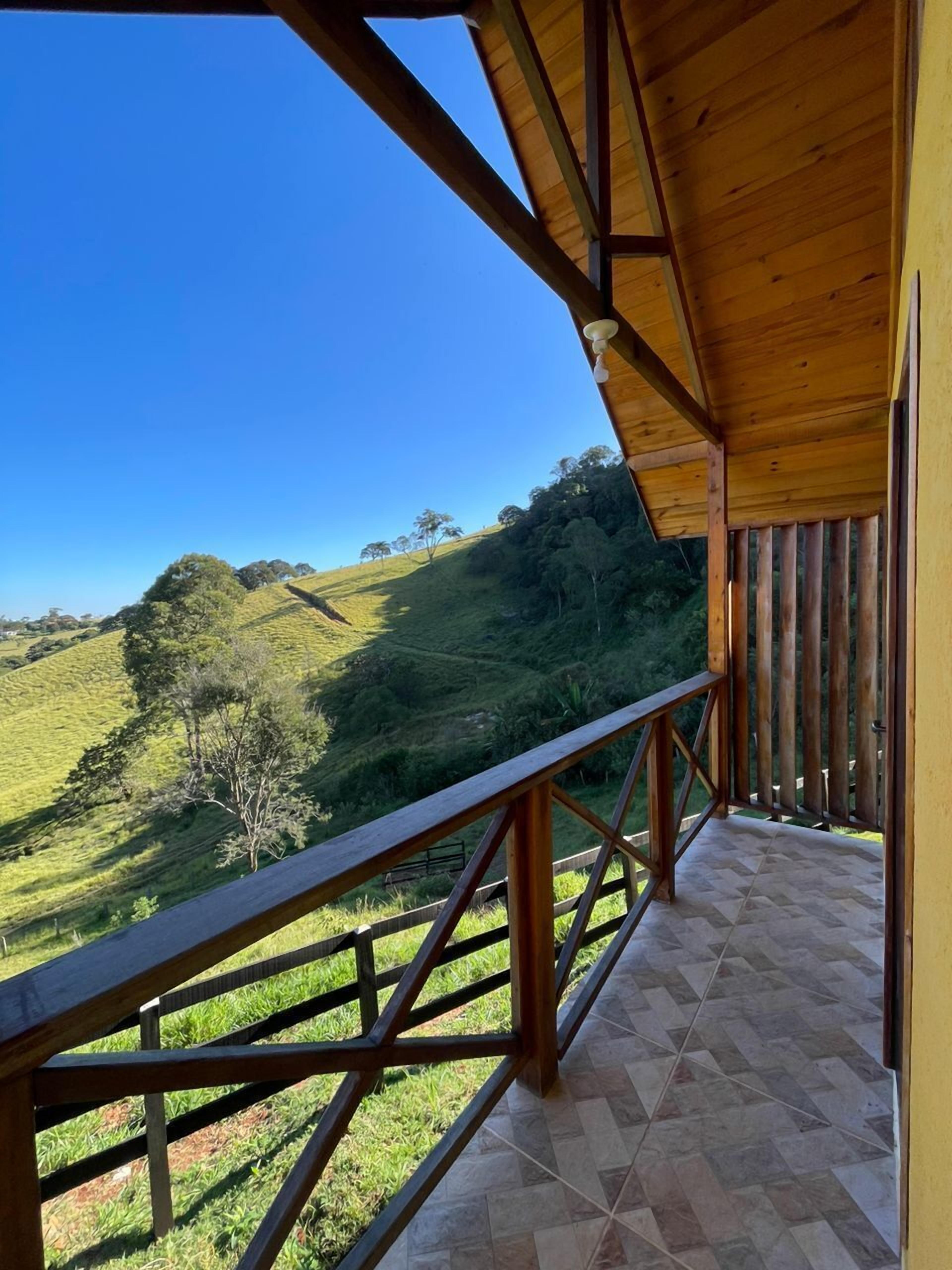 Chalé clássico, vista para a montanha | Terraço/pátio