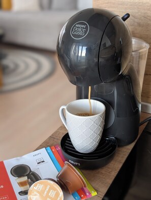 Kaffe och/eller kaffebryggare